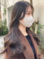 ニトバイアンキシム(nit by ahnkism)&nbsp;【レイヤーカット】韓国ヘア顔まわりカットロングレイヤー堀江