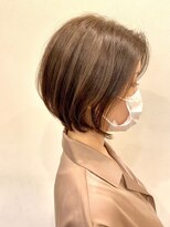 ナチュラルスポット(Natural Spot) カカオブラウンカラー×ショートボブ