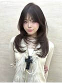 横浜/ウルフ/レイヤーカット/顔周り/前髪シースルー/ミディアム