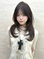 パルス ヨコハマ(PULSE yokohama)&nbsp;横浜/ウルフ/レイヤーカット/顔周り/前髪シースルー/ミディアム