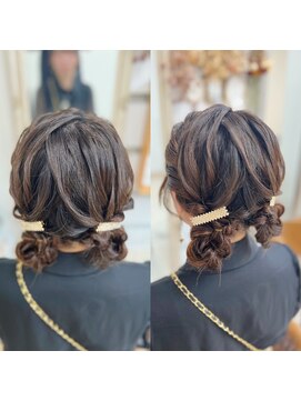 W’d BELL品川駅前店 ヘアセット/ヘアメイク/ヘアアレンジ/着付け専門店 ツインお団子