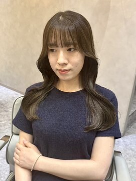 ジーナ 天神(Zina) 韓国ヘア/レイヤーカット/顔周りカット/グレージュカラー