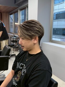 リッチブランドアンドコー(Rich Brand&Co) アップバングセンターパートツイストスパイラルバレイヤージュ