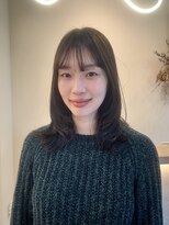 シア 新越谷店(SHEER) 品よくゆれる、やわらかミディアムレイヤー
