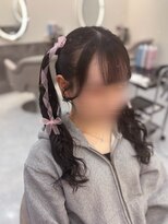 ヘア サロン クラン ソア 心斎橋店(hair salon clan soar)&nbsp;高めツインテール