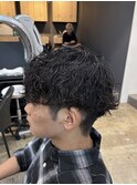 刈り上げセンターパート/波巻きツイストスパイラル/船橋