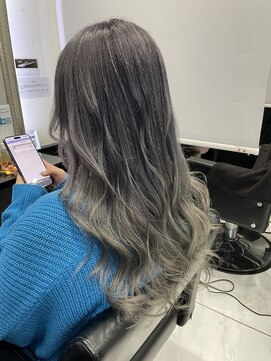 ヘアーデザイン ジェルム(Hair Design germe) ダークシルバーカラー #しのだスペシャル