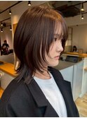 ショートウルフ【20代/30代/イルミナカラー/縮毛矯正/髪質改善】