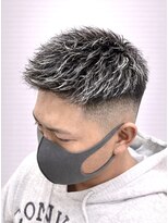 ヘアスタジオ ロメオ(hair studio Romeo)&nbsp;ハイライト束感ジェット×フェード