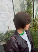 【縮毛矯正×ショートボブ】新潟駅南｜働く女性に人気！