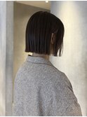 切りっぱなしボブ