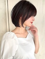 アフロート トウキョウ(AFLOAT TOKYO)&nbsp;似合わせショートボブ30代40代50代前下がり小顔銀座丸顔面長黒髪