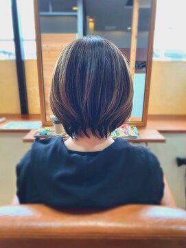 ヘアーブランドジン ティアラ(HAIR BRAND Jin Tiara) 大人女性の軽めショート【#松山美容室】