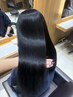【大里限定】縮毛矯正+全体艶カラー+高濃度補修TR