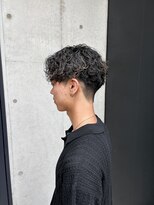 スーリール 室見店(Sourire) 波巻きパーマ×ツーブロック