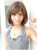 《AFLOATディル裕二朗》大人女性、ミセスの小顔ミディアムヘア