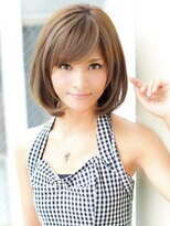 《AFLOATディル裕二朗》大人女性、ミセスの小顔ミディアムヘア