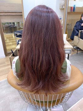 サンク ヘア アンド スパ パルシェ店(CINQ hair&spa) 《CINQ》勝見　チェリーピンク♪