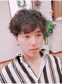 爽やかスパイラルパーマスタイル