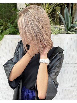 マッシュ 北堀江(MASHU) ホワイトブロンドBOB