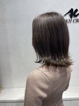 アンク クロス 池袋北口店(ANKHCROSS) 《アンククロス 岩本》グレージュ 外ハネ