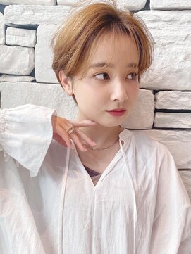 コルソ バイ ケーツー(CORSO by k-two) シースルーバング×ハイトーンショート[西宮北口/門戸厄神]