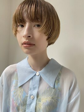 コクーン(Cocoon) マッシュ#ネビージュ#大人かわいい#美髪#ホワイトグレージュ