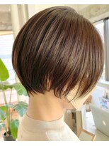 ソーコ 渋谷(SOCO) 大人ショートボブひし形ショート丸みショートカット前髪あり