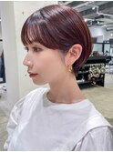 ミルクティーピンクベビーピンクフレンチカジュアル_ba420701
