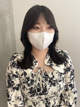 ヨーク(YOKE) 【 YOKE 】ミディアムくびれ大人レイヤー顔まわり韓国