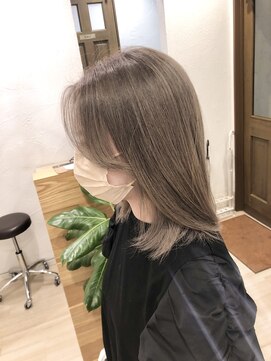 ソア 武蔵小杉(SOAR) 【SOAR】ケアブリーチダブルカラーミルクティーグレージュ