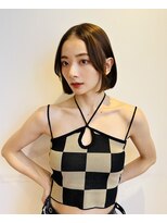 ミンクスリッカ 表参道(MINX RICCa)&nbsp;クビレレイヤー小顔内巻きボブ　大人艶髪20代30代40代