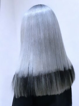 ディーアール(DR) シルバー×裾ブラック