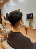 メンズ刈り上げパーマスタイル