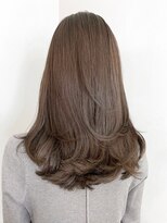 アルバム 新宿(ALBUM SHINJUKU)&nbsp;レイヤー_グレーベージュレイヤーロング前髪パーマ_ba428391