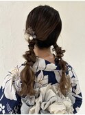 大阪　梅田　浴衣レンタル　ヘアセット