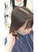 ボブインナーカラーツヤツヤ