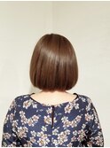 大人可愛い20代30代40代◎ウェットヘアレイヤーカット夏ボブ