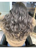 シルバーグレージュグラデーションスタイル☆