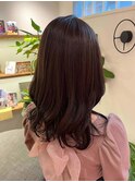 切りっぱなしボブ/エアリーロング/美髪のススメ/ピンクブラウン