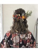 成人式/卒業式/ゆるふわハーフアップ/ヘアアレンジ/ヘアセット