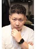 【神田】メンズ王道強めくるくるパーマイケイケスタイル