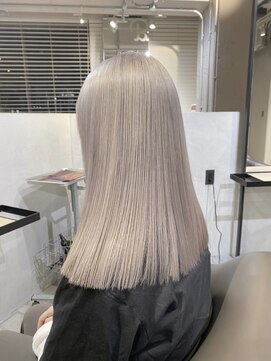 ペレ 渋谷(PELE) h_ 黒髪/ボブルフ/ネビージュ/小顔/ワンレン/水戸/髪質改善/前髪