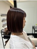 切りっぱなしボブ