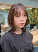 イメチェン外ハネボブ美髪×ブリーチなしレイヤー韓国[大宮］