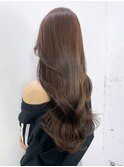 ロング韓国ヘアくびれヘア美髪顔周りレイヤー_ba544241