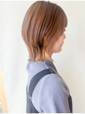 【morio原宿】ウルフショート　オレンジベージュ