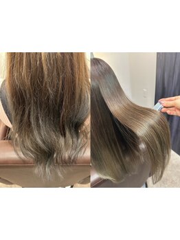 業界最先端！真髪質改善で髪に不足した水分油分を補給しながら自己治癒力を上げてお悩みに根本アプローチ