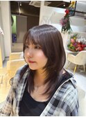 〈NoelyS勝田台 佐藤愛〉グレージュカラー×レイヤーカット