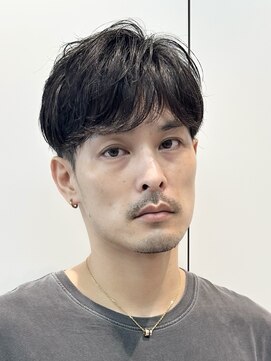 アビーファイブ(ABBEY 5) マッシュセンターパートスパイキーショートメンズカットmen's